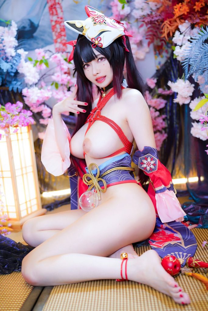 +63 Hình sex gái xinh cosplay đeo mặt nạ cáo khoe lồn đỏ múp 10 hinh sex gai xinh cosplay deo mat na cao 10